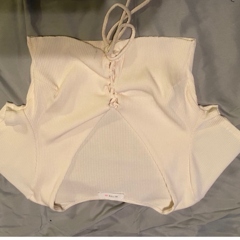 Dolls kill Lace up crop top